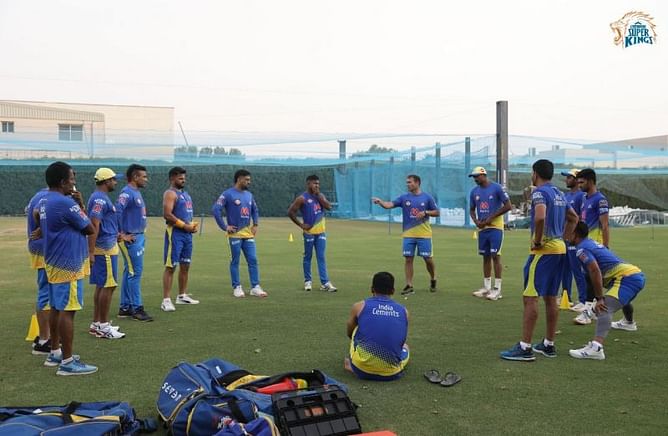 IPL 2021: MS Dhoni and CSK players start training after finishing quarantine