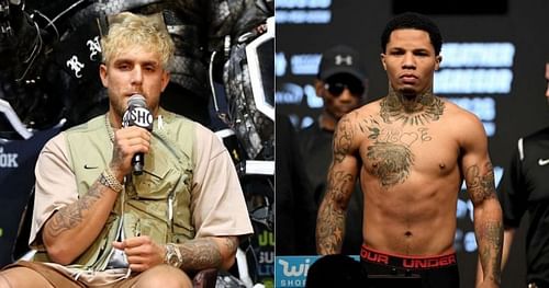 Jake Paul (left) and Gervonta Davis (right)