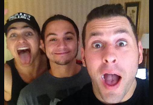 Colt Cabana with The Young Bucks