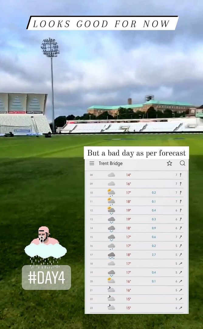 IND vs ENG 2021: "Looks like rain will again play the role of spoiler today" - Dinesh Karthik gives weather update for Day 4