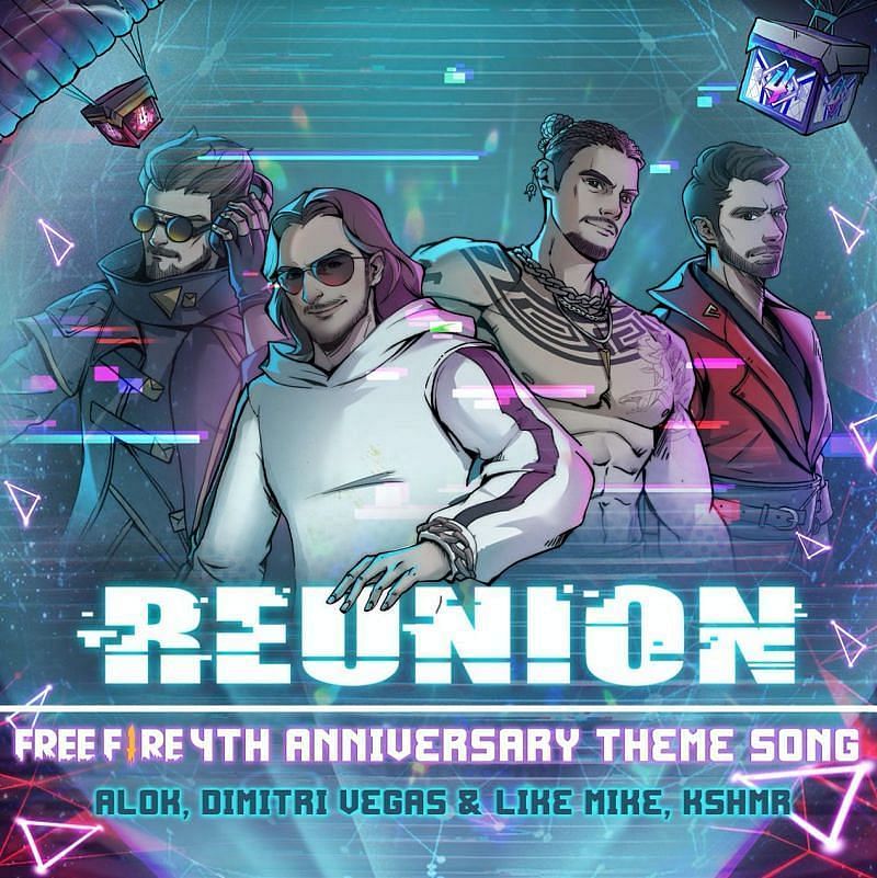 Reunion is the name of the 4th-anniversary theme song (Image via Garena)