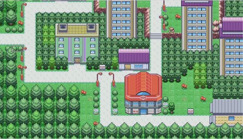 Pokemon buildings have historically been tiny on the outside but huge on the inside, just like many Animal Crossing buildings. Image via PepinoVoador on Reddit