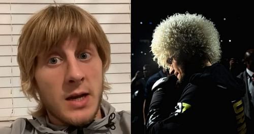 Paddy Pimblett [Left] (Image Credits: @chattinpony on Instagram) , Khabib Nurmagomedov [Right]