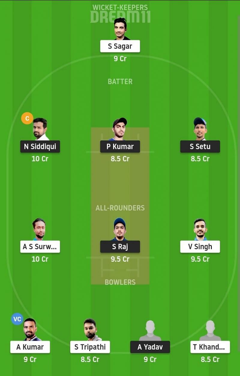 DHA vs JAM Dream11 Fantasy Suggestion #2