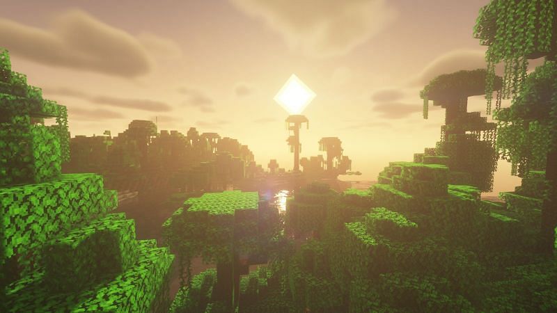 BSL Shader used to improve the game&#039;s graphics(Image via Minecraft)