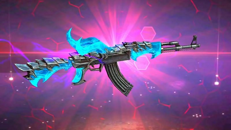 Blue Flame Draco AK skins are up for grabs during FFCO National Finals(Image via Free Fire)