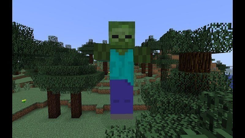 how to make a big zombie in minecraft