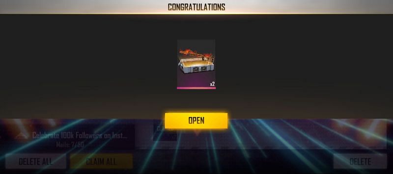 2x M1014 Underground Howl Loot Crate is the rewards (Image via Free Fire)