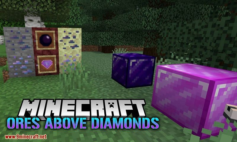 This mod adds two new ores into Minecraft (Image via 9minecraft)