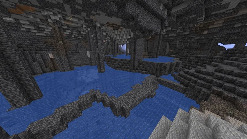 Noise caves (Image via Minecraft)