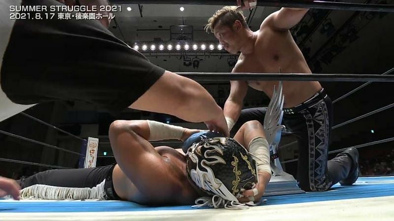 El Desperado and Yoshinobu Kanemaru have the chance to bring back the IWGP Jr. Heavyweight Tag Titles to Suzuki Gun