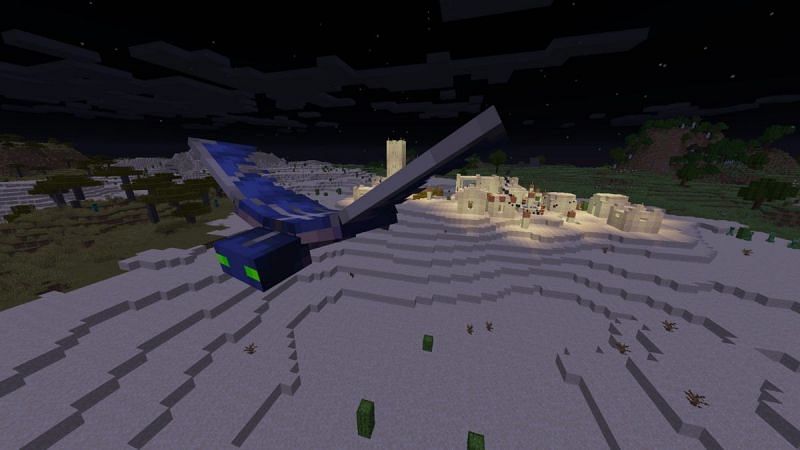 Minecraft Phantom, one of the Origins that players can play as with the Origins Mod (Image via Minecraft)