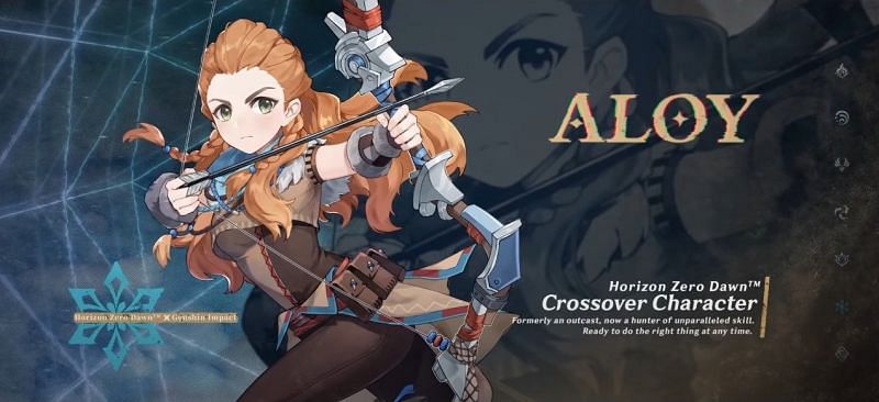 Aloy&#039;s release date for other platforms occurs on October 13, 2021 (Image via Genshin Impact)