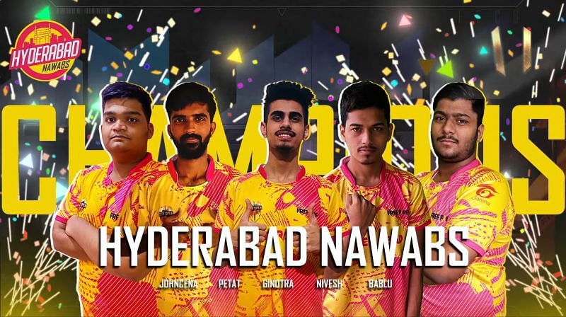 Hyderabad Nawabs wins Free Fire City Open 2021 (Image via Free Fire Esports India YouTube)