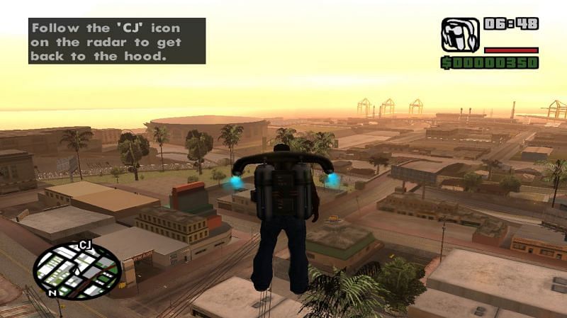 The spawn jetback was an impressive addition to the GTA franchise (Image via Rockstar Games)