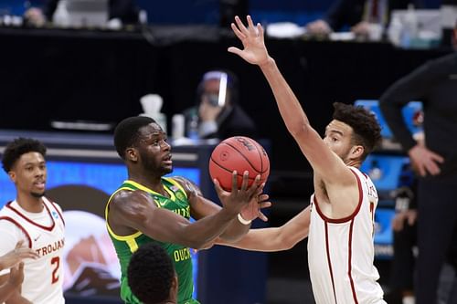 Dallas Mavericks forward Eugene Omoruyi