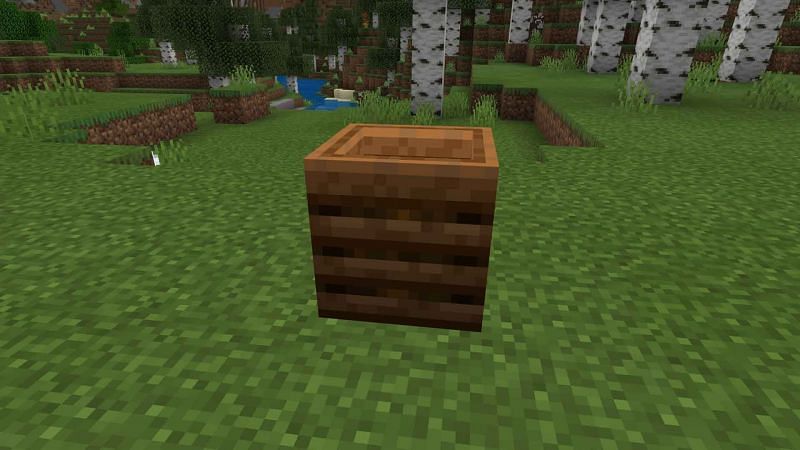 A Composter, first introduced in Minecraft: Java Edition version 1.14 (Image via Mojang)