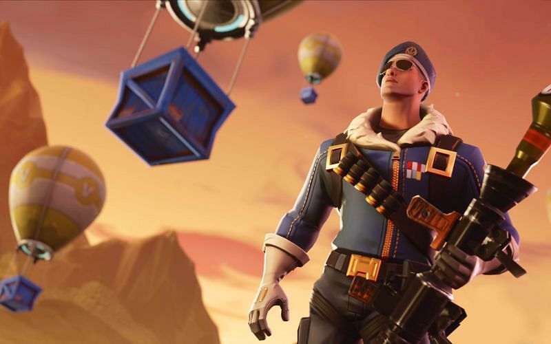 The Royale Bomber skin, a fan favorite that many PlayStation users were able to acquire. Image via Epic Games