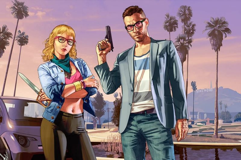 GTA Online is an addictive addition to GTA 5 (Image via Plati.Ru)