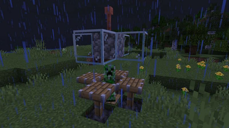 Charged creeper farm (Image via Minecraft)
