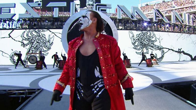 Sting at WrestleMania 31