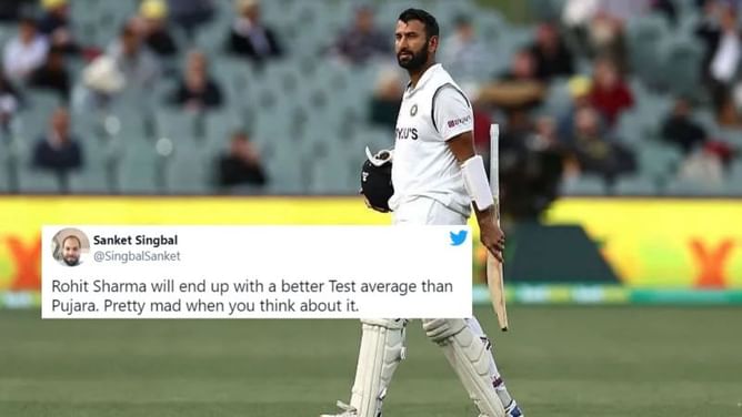 "Pata nahi aisa kab tak chalega"- Fans lose their patience with Cheteshwar Pujara