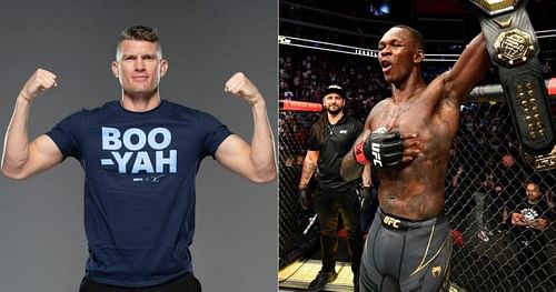 Stephen Thompson (left) and Israel Adesanya (right)