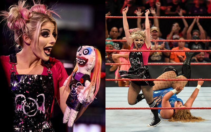 Alexa Bliss faced Doudrop on WWE RAW this week
