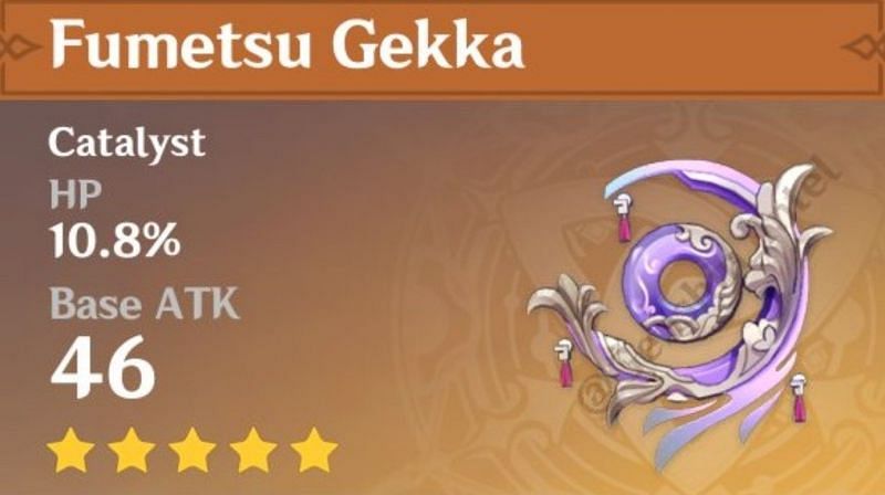The Fumetsu Gekka is Kokomi&#039;s personal weapon (Image via Genshin Impact)