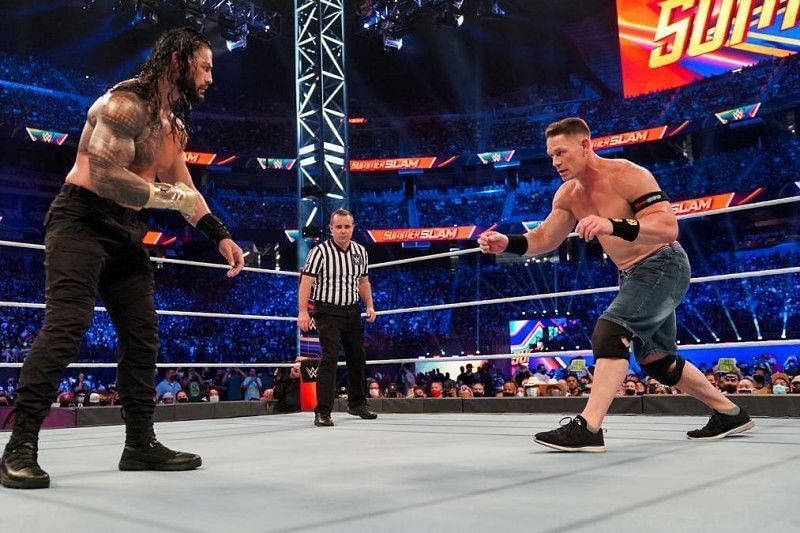 Roman Reigns and John Cena squared off in the main event of SummerSlam 2021