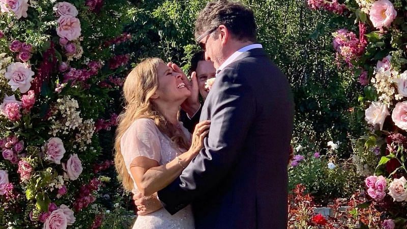 Alfred Molina and Jennifer Lee tied the knot after a decade of being together (Image via alittlejelee/Instagram)