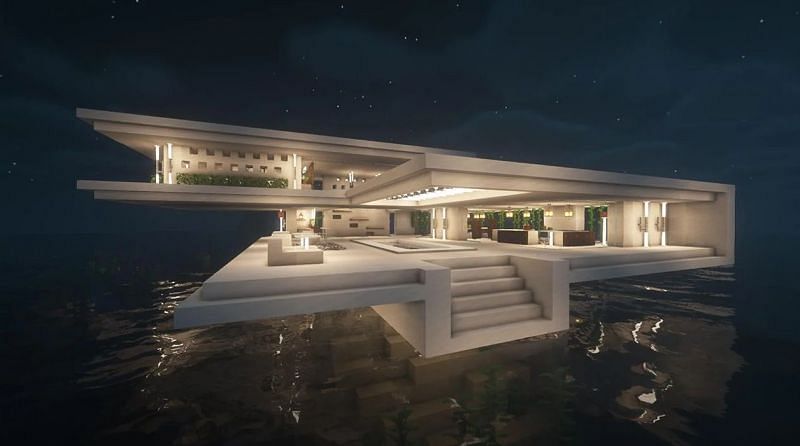 Oceanside Modern House (Image via u/MarchiWORX_YT on Reddit)