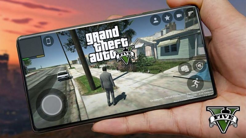 GTA 5 hasn&#039;t had an official mobile port yet (Image via VampYr Gaming, YouTube)