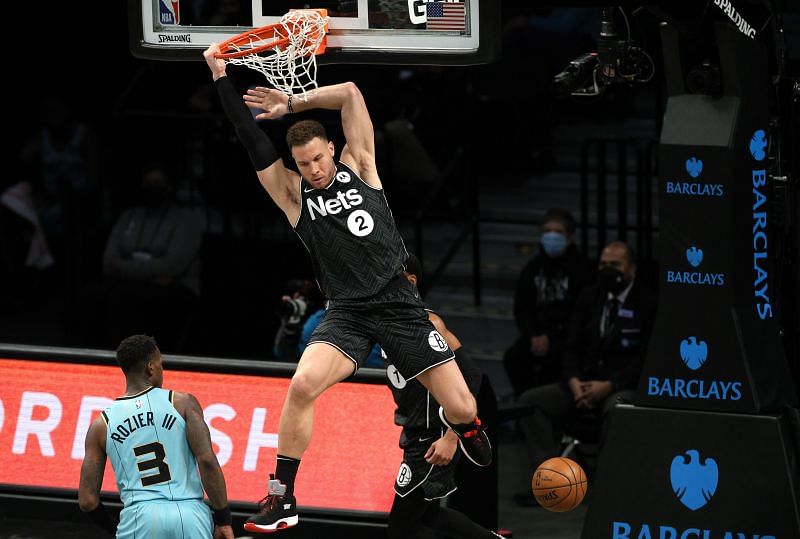 Blake Griffin swoops in for dunk for the Brooklyn Nets