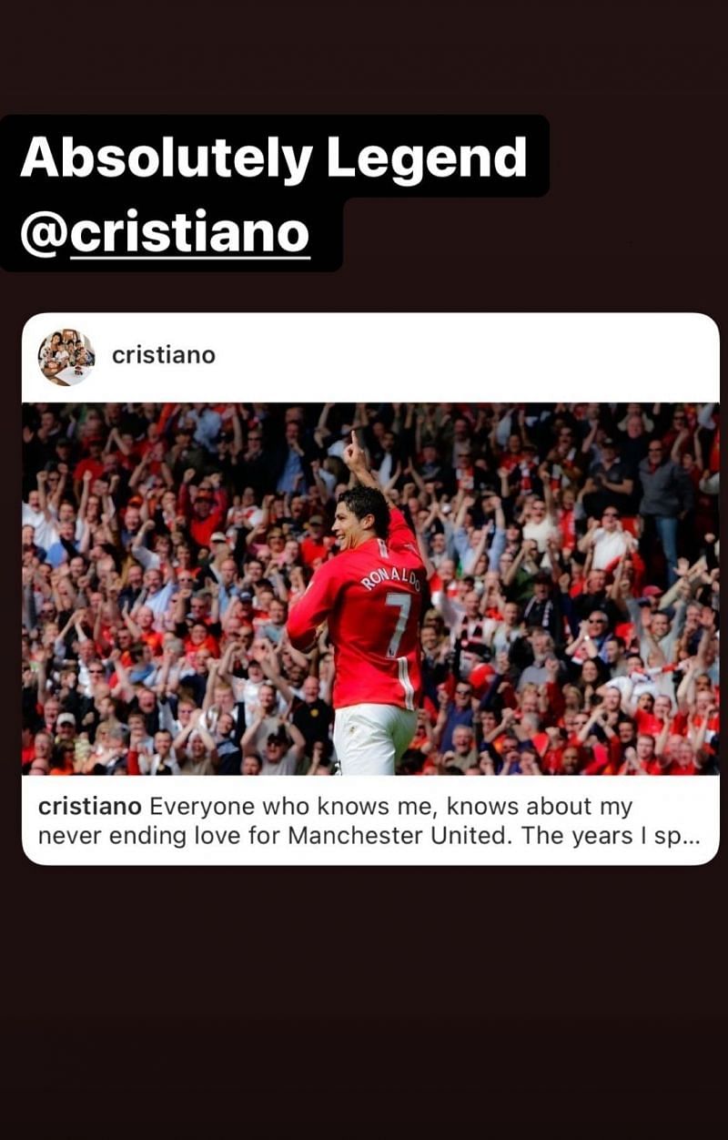 Khabib Nurmaogmedov calls Cristiano Ronaldo a legend after the soccer player&#039;s move to Manchester United