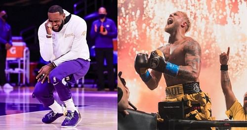 LeBron James (left), Jake Paul (right) [Images Courtesy: @kingjames and @jakepaul on Instagram]