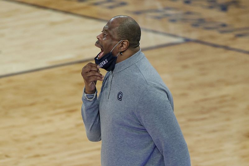 Head coach Patrick Ewing of the Georgetown Hoyas.