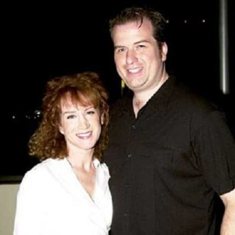 Kathy Griffin &amp; Matt Moline (Image via Biography Mask)