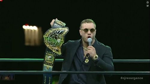 Will Ospreay made his return to NJPW and claimed to be the "real world champion".