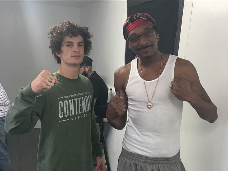 Sean O&#039;Malley with Snoop Dogg [Image Credit: MMA Fighting]