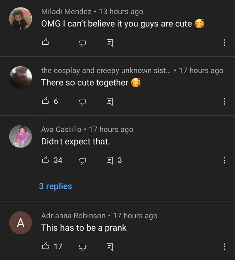 Fans react to Sophie and Sawyer dating 1/3 (Image via YouTube)