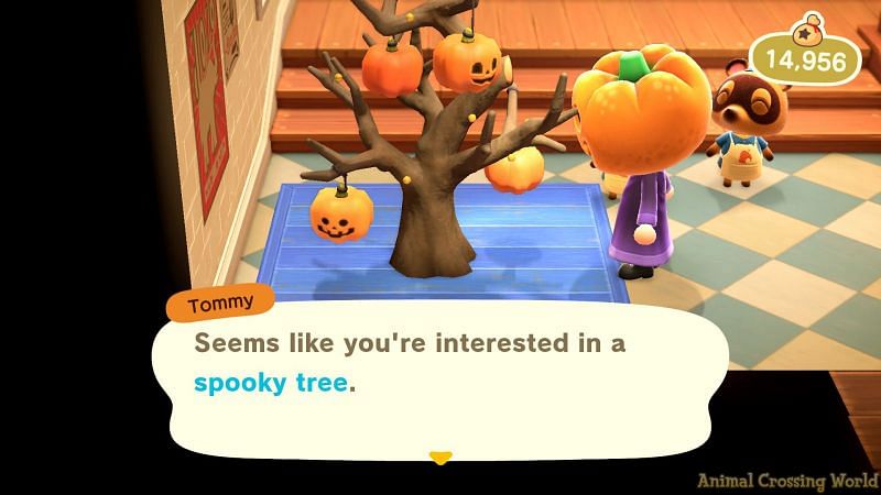 Spooky tree. (Image via Animal Crossing World)