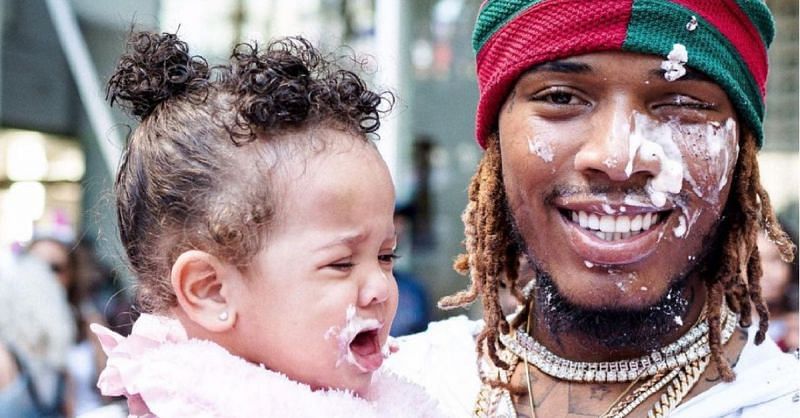 Fetty Wap with his late daughter Lauren Maxwell (Image via Distractify)