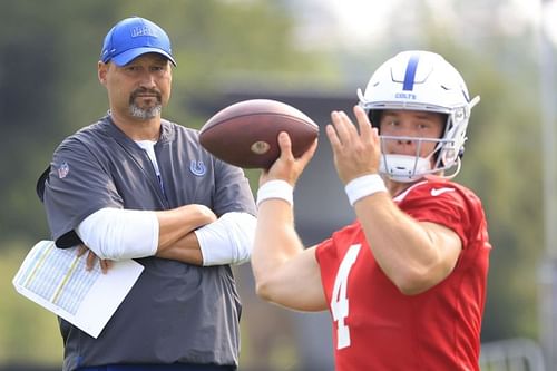 QB Sam Ehlinger at Indianapolis Colts Training Camp