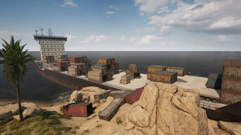 Cargo Ship in Karakin (Image via BGMI)