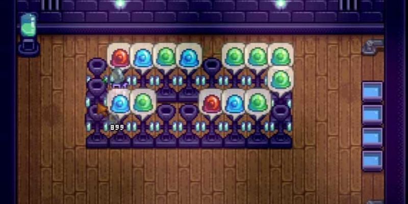 Slimes are enemies in Stardew Valley that can drop different rewards (Image via Stardew Valley)