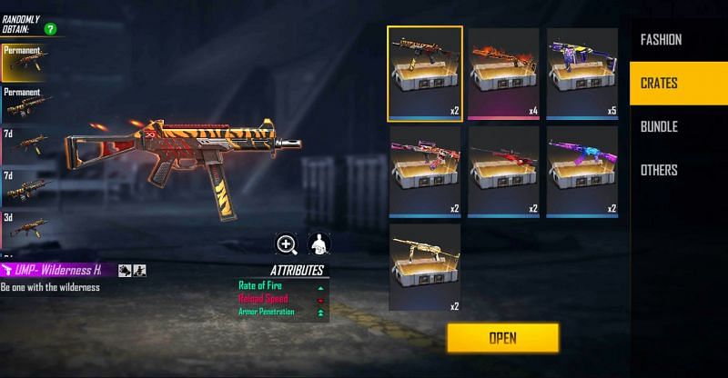 2x Wilderness Hunter Weapon Loot Crate are the reward (Image via Free Fire)