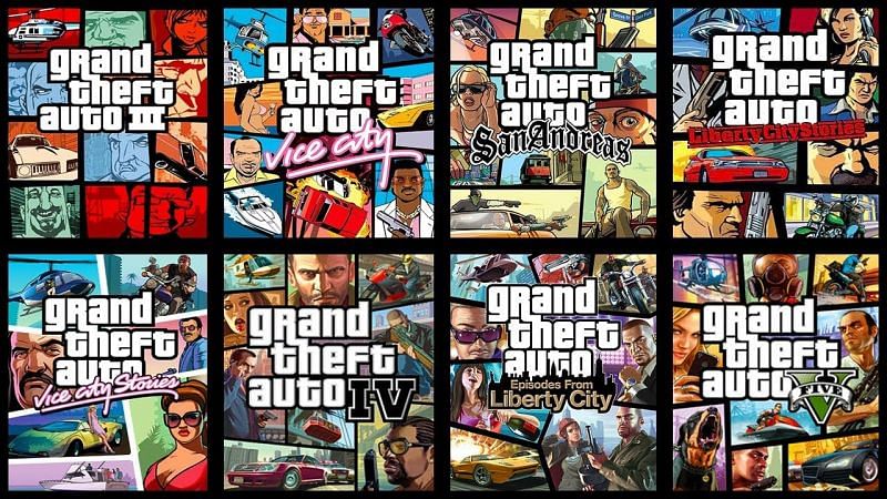 Some of the great games in the series (Image via Rockstar Games)