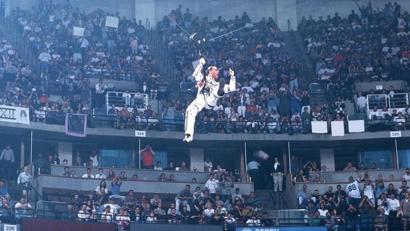Shawn Michaels epic entrance at Wrestle Mania 12 in 1996