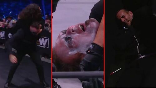 Sting and CM Punk got laid out on AEW Dynamite.